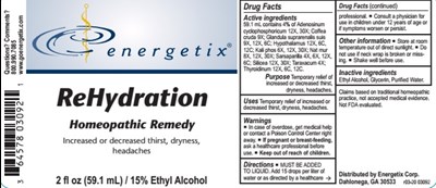 Rehydration 2 Oz Label (Rehydration 2 Oz. Bottle Label)